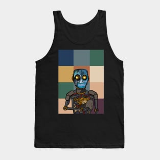 Discover NFT Character - RobotMask Pixel with Street Eyes on TeePublic Tank Top